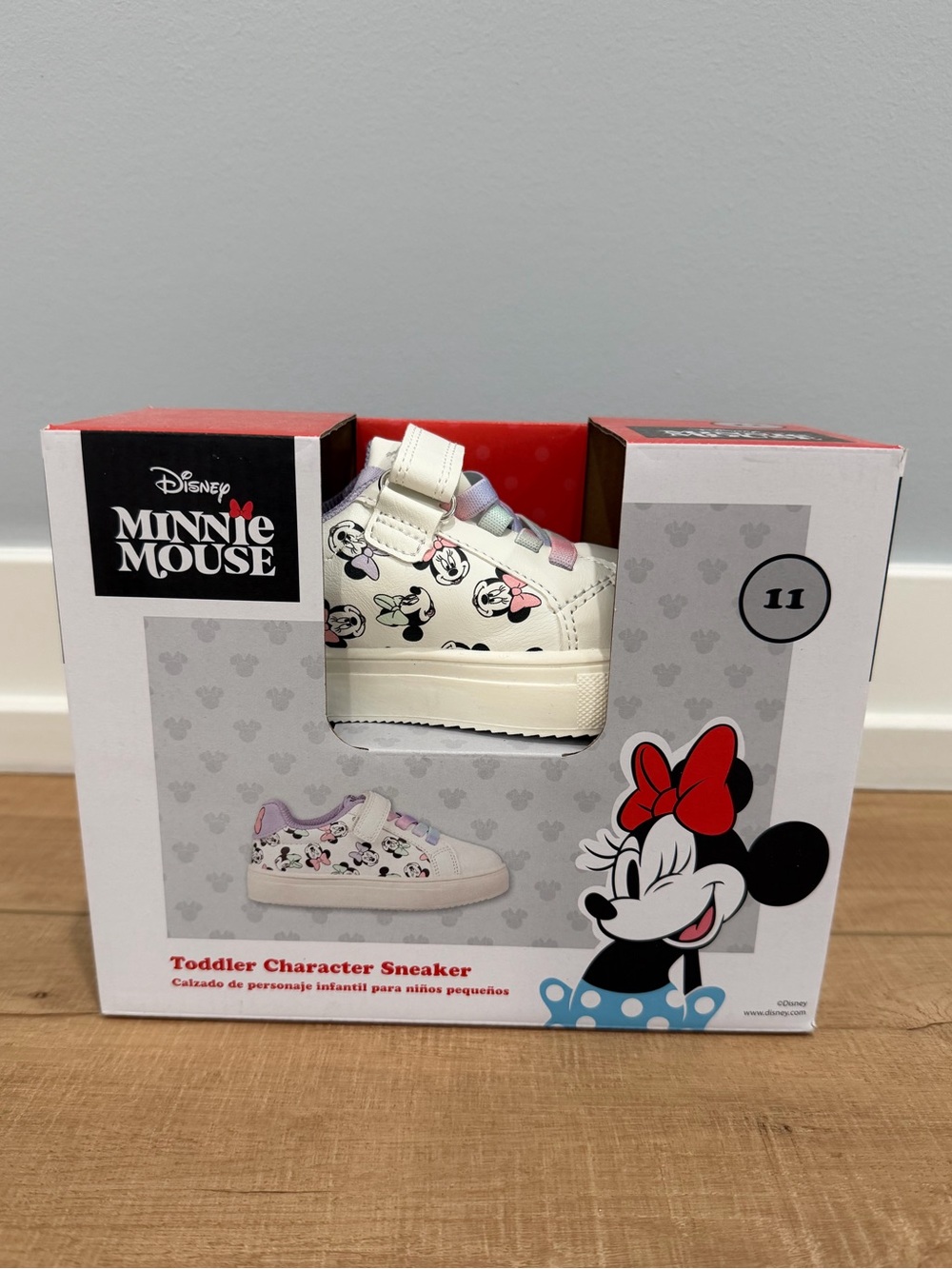 Toddler Girls Minnie Mouse Sneakers - Size 11